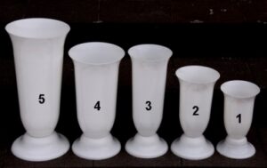 Plastmasas vāze Nr.1, 06-006 / h 26cm