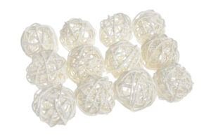 64759f78b829c.jpg Rattan bumbiņas 5 cm, 12 gab / 200-459