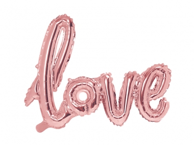 Folija balons - Love, rose gold , 73x59cm