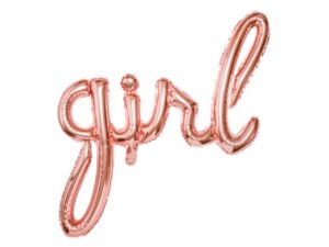 Folija balons - Girl, rose gold , 77x70cm