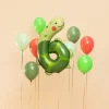 Folija balons, cipars 6- Bruņurupucis