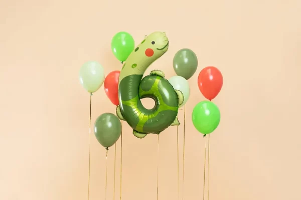 Folija balons, cipars 6- Bruņurupucis