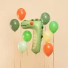 Folija balons, cipars 7- Krokadīls
