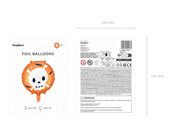 Folija balons - Galvaskauss / 111-463