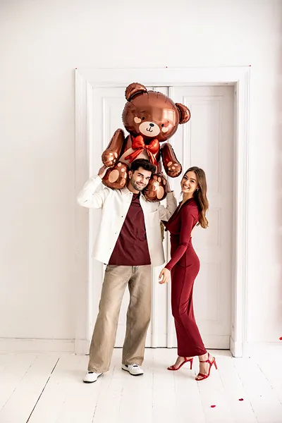 Folija balons - Teddy Bear 84 x 75 cm / 111-556