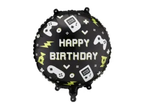 Folijas balons - Happy Birthday, 35x35 cm / 111-731