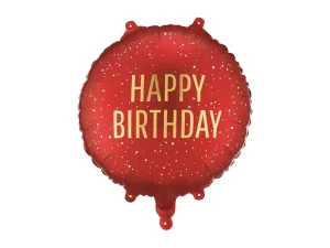Folijas balons Happy Birthday, 35x35 cm/ 111-664
