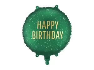 Folijas balons Happy Birthday, 35x35 cm/ 111-666