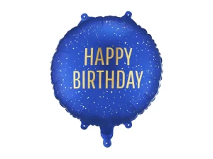 Folijas balons Happy Birthday, 35x35 cm/ 111-665