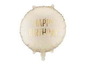Folijas balons Happy Birthday, 35x35 cm/ 111-674