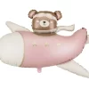 Folijas balons Bear in Airplane, 94x61 cm / 111-697