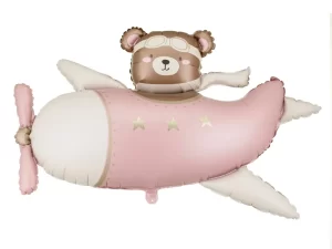 Folijas balons Bear in Airplane, 94x61 cm / 111-697