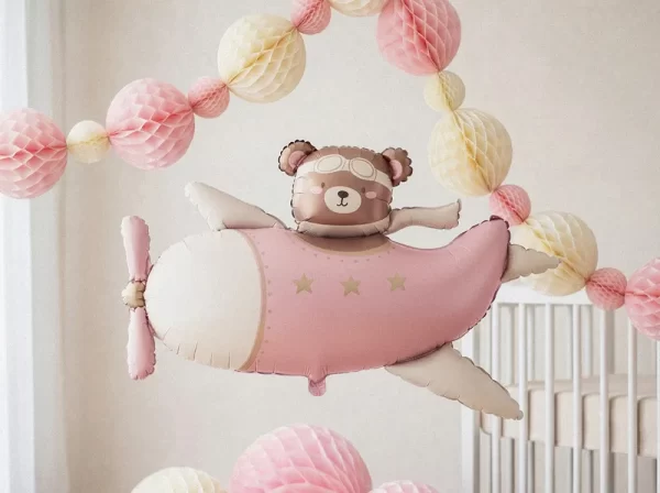 Folijas balons Bear in Airplane, 94x61 cm / 111-697