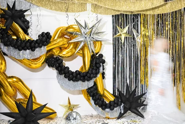 Folija balons - Zvaigzne 3D  / 95 cm