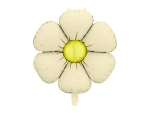 Folijas balons Daisy garlands, diameter 65 cm, cream / 111-661