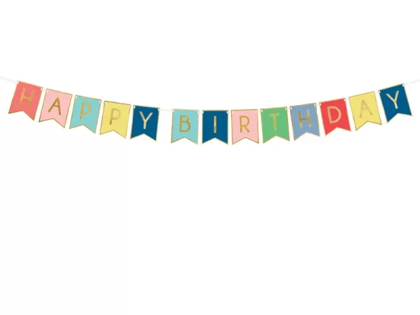 Baneris Happy Birthday 190-825 / 175 cm