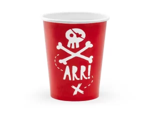 Papīra glāzes Pirates 120-66 / 220 ml