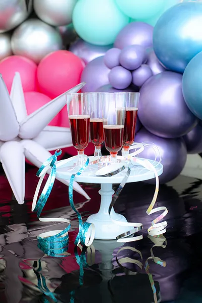 Plastmasas šampanieša glāzes, 150 ml, 8 gab / 120-778