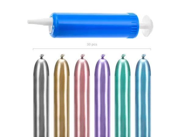 Balonu kompl. ar pumpi 111-217/ 130 cm,30 gab