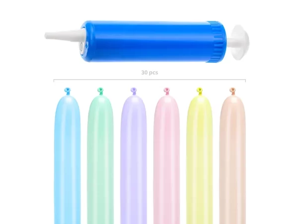 Balonu kompl. ar pumpi / 130 cm, 30 gab / 111-216