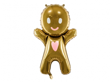 Folija balons Gingerbread Man,  67x97 cm