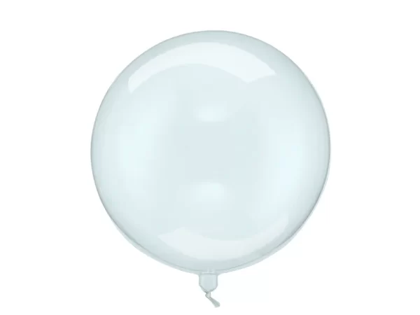 Balons - caurspīdīgs, gaiši zils, 40 cm  / 111-553