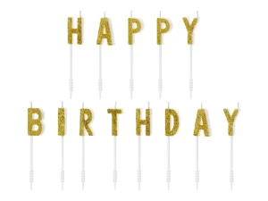 Jubilejas svecītes - Happy Birthday 130-49