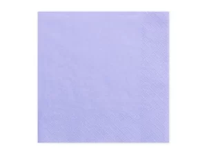Papīra salvetes - ceriņkrāsas, 20 gab, 33 x 33 cm / 150-183