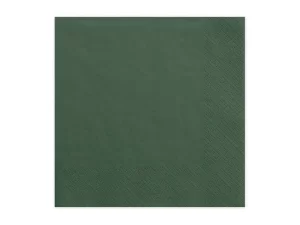 Papīra salvetes - zaļas, 20 gab, 33 x 33 cm / 150-97