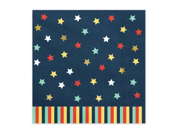 Papīra salvetes - Stars, 12 gab, 33 x 33 cm / 150-83