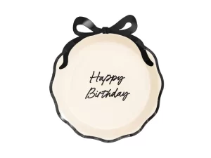 Papīra šķīvji, Happy Birthday, 24 cm / 120-91
