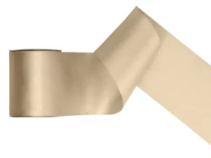 Satīna lenta - aukstā zelta 019Z / 3mm - 100mm