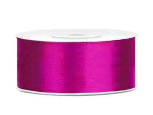 Satīna lenta - fuksija - 080/ 3mm - 50mm