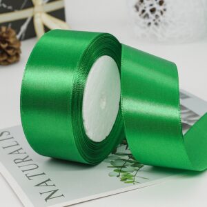 Satīna lenta - koši zaļa- 003 / 3mm - 50mm