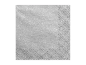 Papīra salvetes - sudraba, 20 gab, 33 x 33 cm / 150-81