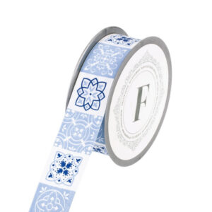 papier-ozdobny-z-motywem-kafelkow-azulejo-2.jpg Auduma lenta 100-568A / 3,5 cm * 5m