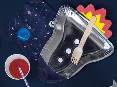 Papīra šķīvīši Space Party 120-660 / 6 gab