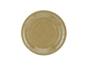Kraft papīra šķīvīši 190-948 / 6 gab, 18 cm