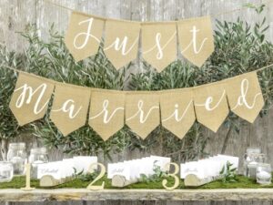 wedding.jpeg Baneris Just Married 180-704 / 23x185cm