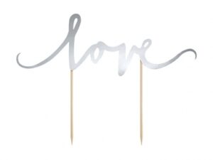 Kūkas dekors Love 180-853 / 17 cm