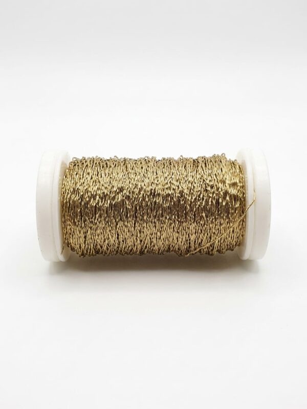 Metāla stieple gofrēta, zelta, 0,30 mm 50 gr / 190-201Z
