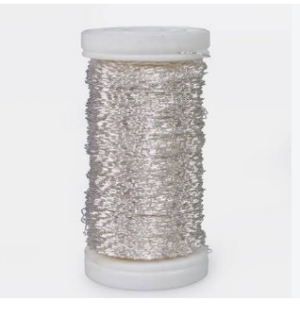 Metāla stieple gofrēta, sudraba 0,30 mm 50 gr / 190-201