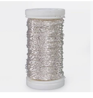 Metāla stieple gofrēta, sudraba 0,30 mm 50 gr / 190-201
