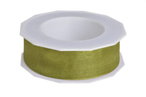 Organzas lenta -  sūnu zaļa  / 15mm - 40mm
