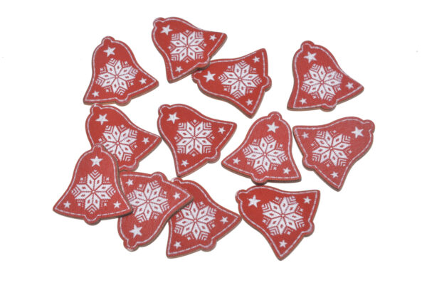 Zvaniņi koka, 3,5 cm, 12 gab /120-557