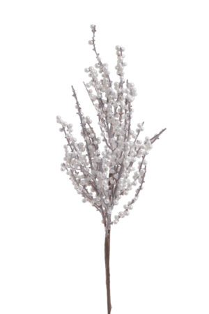 Mākslīgais zars ar pērlītēm, h 43 cm / 120-619