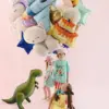 Stāvošs folijas balons T-Rex, 93x79 cm