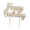 Svece kūkai - Happy Birthday 7,5 X 10 cm  / 130-193